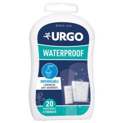 URGO 20x Pansements Waterproof Étanches – protection des plaies même sous l'eau