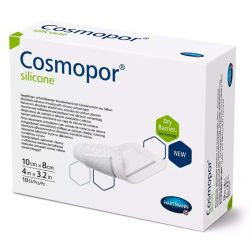 Hartmann  Cosmopor Silicone - Pansement Hydrocellulaire Mince - 10x8cm - Boite De 10