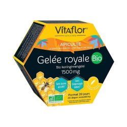 Vitaflor Gelée Royale Bio 1500mg - 20 ampoules