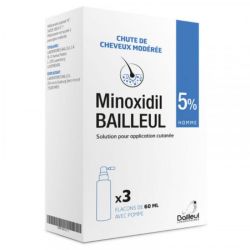 Bailleul Minoxidil 5% Solution 3 x 60 ml