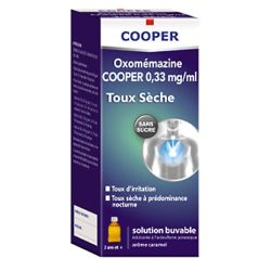 Oxomemazine Clarix toux sèche solution buvable édulcorée 150ml