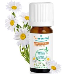 Puressentiel Huile Essentielle Camomille Romaine 5 ml – Calme le système nerveux et apaise les peaux sensibles