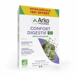 Arkopharma Arkofluides Confort Digestif Bio 20 ampoules + 10 Offertes