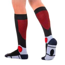 Sigvaris Chaussettes Active Résistant Classe 2 Homme - Couleur Noir - Taille L - Hauteur Normal - 1 Paire