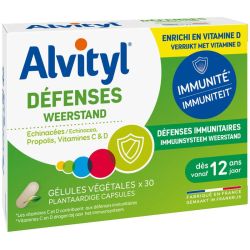 Alvityl Défenses 30 gélules végétales - Maintien des défenses naturelles de l’organisme