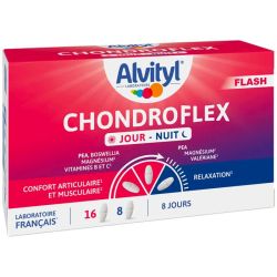 Alvityl Chondroflex Jour & Nuit - 24 Comprimés - Soutien ciblé des articulations et des muscles