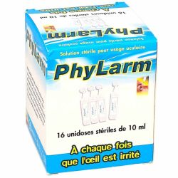 Phylarm Solution Ophtalmique - 16 unidoses de 10 ml - Solution stérile pour usage oculaire