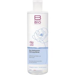 BcomBIO Eau Nettoyante Démaquillante Bio - 400 ml - Nettoie et démaquille visage et yeux