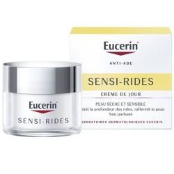 Eucerin Sensi-Rides Soin Anti-Rides Jour Crème 50 ml - Signes de l'âge et vieillissement cutané