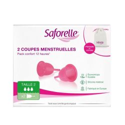 Saforelle Cup Protect Coupes Menstruelles - Taille 2 - x 2