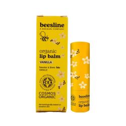 Beesline Baume à Lèvres Bio - Vanille - Soin Nourrissant & Protecteur - 4,5g