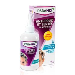 Paranix Anti Poux et Lentes Traitement Shampooing - 200ml - + Peigne - Élimination en 10 minutes