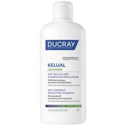 Ducray Kelual Squanorm Shampoing Traitant Régulateur Pellicules Grasses 200ml – Élimination des pellicules