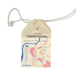 Embryolisse Pochon Secret de maquilleurs 3 Produits - Routine maquillage soin pour un teint frais et lumineux