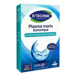 Biotechnie Plasma Marin Isotonique Minéraux et Oligo-Éléments - 20 Ampoules de 10ml