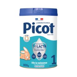 Picot TriLacta 1er âge (0-6 mois) Lait en Poudre 800g - Répond aux besoins nutritionnels des nourrissons