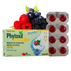 Sanofi Phytoxil - Pastilles Gorge Irritée - Fruits Rouges - 16 Pastilles