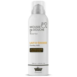 Les Petits Bains de Provence Mousse de Douche au Lait d’Ânesse BIO - 200 ml - Douceur, protection et confort