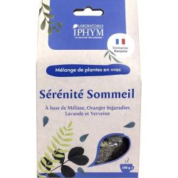 Iphym Tisane Sérénité Sommeil Mélange de Plantes en Vrac - 100g - Infusion apaisante pour un sommeil naturel