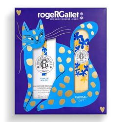 Roger&Gallet Coffret Noël Vanille Soleil 2 pièces Eau parfumée Bienfaisante et Crème Mains Bienfaisante - Parfum délassant et soin des mains