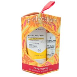 Alvadiem Coffret Ma Routine aux Actifs de la Ruche - Hydrate pieds secs et lèvres