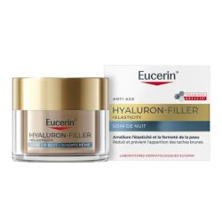 Eucerin Hyaluron-Filler + Elasticity Soin de Nuit Anti-Âge 50ml – Crème de nuit anti-âge et anti-taches peaux matures