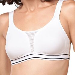 Amoena Sport Performance Soutien-Gorge Sans Armatures Blanc - 105A