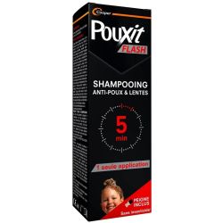 Pouxit Shampoing Flash Anti-Poux & Lentes - 100ml + Peigne