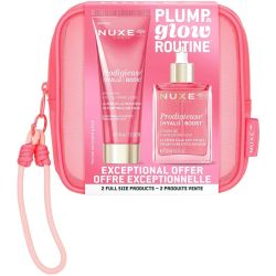 Nuxe Prodigieuse Hyalu Boost Routine Plump & Glow - Crème Éclat 50ml + Sérum Éclat 30ml - Repulpe, unifie et révèle l’éclat
