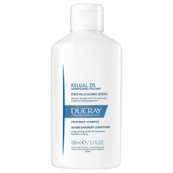 Ducray Kelual DS Shampoing Traitant Etats Pelliculaires Sévères - 100 ml - Élimine, Apaise et Protège