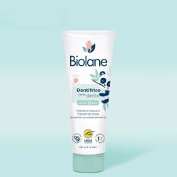 Biolane Dentifrice 1ères dents avec fluor 30 ml - Protection anti-caries et apaisement des poussées dentaires