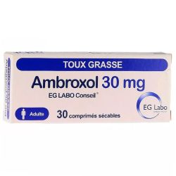 EG Labo Ambroxol 30 mg - 30 comprimés sécables