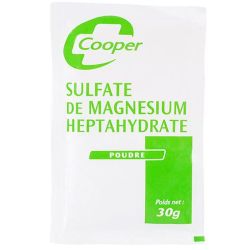 Cooper Sulfate de Magnésium Heptahydraté 30 g - Sel d'Epsom