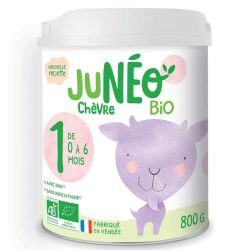 Junéo Chèvre Lait de Chèvre 1ᵉʳ Âge Bio - 800g