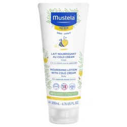 Mustela Lait Nourrissant au Cold Cream à la Cire d'Abeille - 200 ml - Hydrate, nourrit et protège