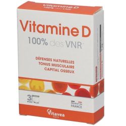 Nutrisanté Vitamine D - 90 Comprimés - Soutient l’immunité, les os et la fonction musculaire