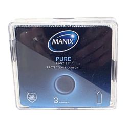 Manix Pure Easy Fit - 3 préservatifs - Protection & Confort