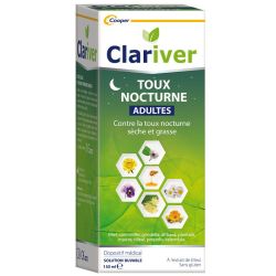 Clariver Toux Nocturne Adultes Solution Buvable - 150ml