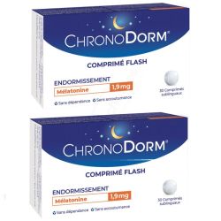Iprad Chronodorm Mélatonine 1.9mg Flash - 2 × 30 Comprimés Sublinguaux