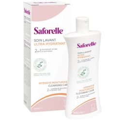 Saforelle Soin Lavant Ultra Hydratant 500 ml - Hygiène intime et corporelle peaux sèches et sensibles