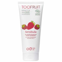 Toofruit Sensibulle Gelée de Douche - 200ml - Fraise-Framboise - Nettoie la peau sensible des enfants