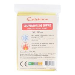 Estipharm Couverture de Survie - 160 x 210 cm - 1 pièce