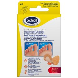 Scholl Traitement Durillons - 4 Pansements - Élimination ciblée des durillons
