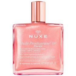 Nuxe Huile Prodigieuse Or Florale - Huile Sèche Multi-Fonctions - Visage, Corps et Cheveux - 50 ml