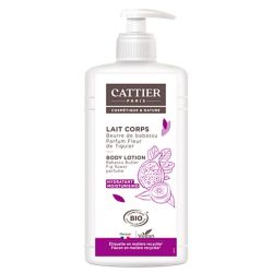 Cattier Lait Corps BIO - Parfum Figue - Hydrate et Nourrit la Peau - 500ml