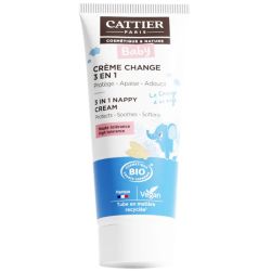 Cattier Baby Crème Change 3en1 Bio 75ml – Hydrate, protège et adoucit
