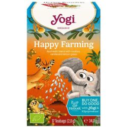 Yogi Tea Infusion Happy Farming Bio 17 sachets – Rooibos et Vanille