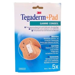 3M Tegaderm + Pad Gamme Conseil - 9 x 10 cm - 5 pansements