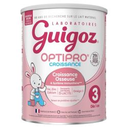 Guigoz Optipro Croissance Lait 3ème Âge Dès 12 Mois 780g – Développement et immunité