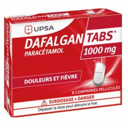 Dafalgan Tabs 1000mg 8 comprimés - Paracétamol
